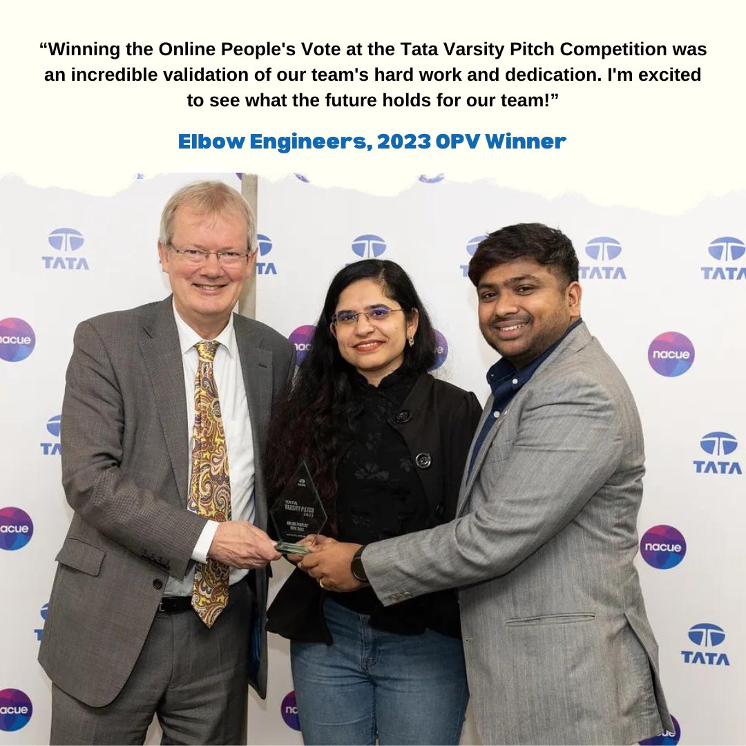 The Elbow Engineers won our 2023 Online Peoples' Vote! 👤 'I'm excited to see what the future holds for our team, and I'm committed to making a positive impact on the world.' Read more about their startup in our latest #TVP22023 blog: bit.ly/TVP2023Final