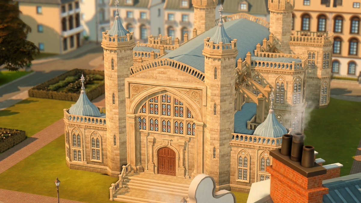 txnarisimss's tweet photo. ❌Rebuild 
✅Build the new one.
#CastleEstateKit #TheSims4 @TheSims https://t.co/NwxePGRpgM