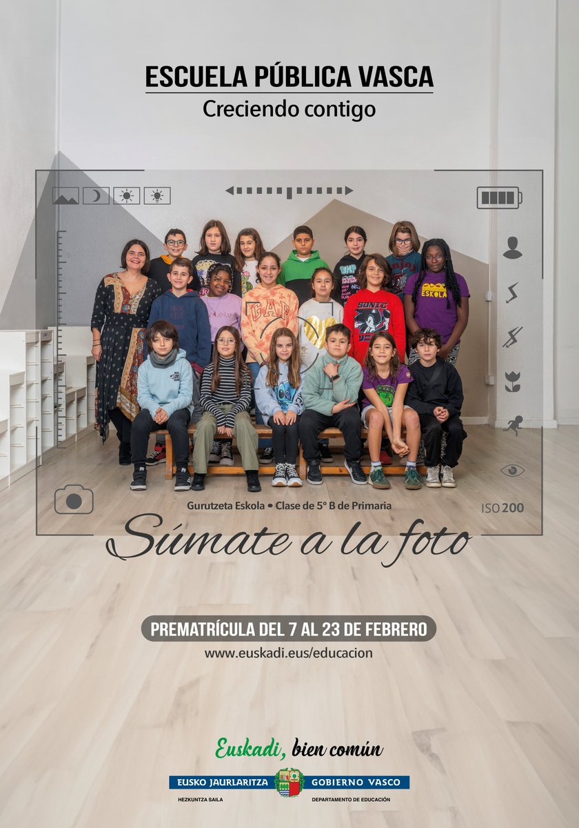 📝🏫#Gasteiz|ko familiek ikastetxeetako matrikulazio-prozesuari buruzko informazioa eskuratu ahal izango dute Udaleko Hiritarren Arretarako bulegoetan.
🔗v-g.eus/3SERGqY

📝🏫Las familias de #VitoriaGasteiz podrán informarse sobre el proceso de matriculación de los