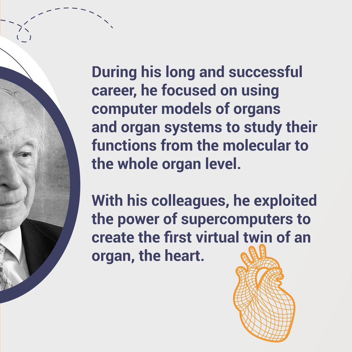 VPH_Society's tweet photo. Let us present to you our first president, Professor Denis Noble, the heart mathematician 🫀
https://t.co/yElSZPjefF

#insilicomedicine #insilicohistory https://t.co/cwn9H2DWP6