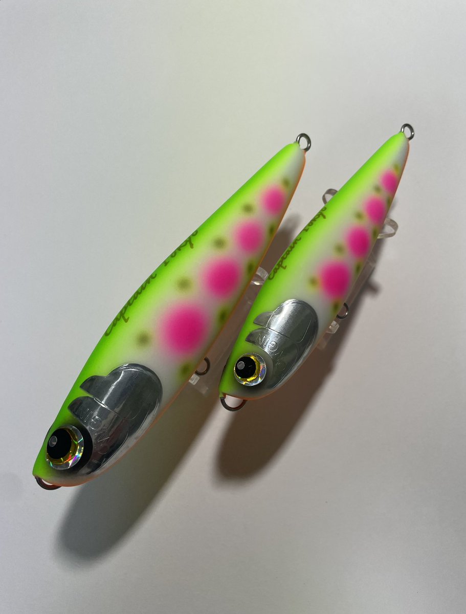 switch_caster's tweet photo. 予想以上のかっこよさ。
バイトシーンを思い浮かべながら春を待つ。

#トップウォーター
#シーバスフィッシング
#ロンジン
#キャプテントーキョー
#パロット https://t.co/00JNdsRrXu