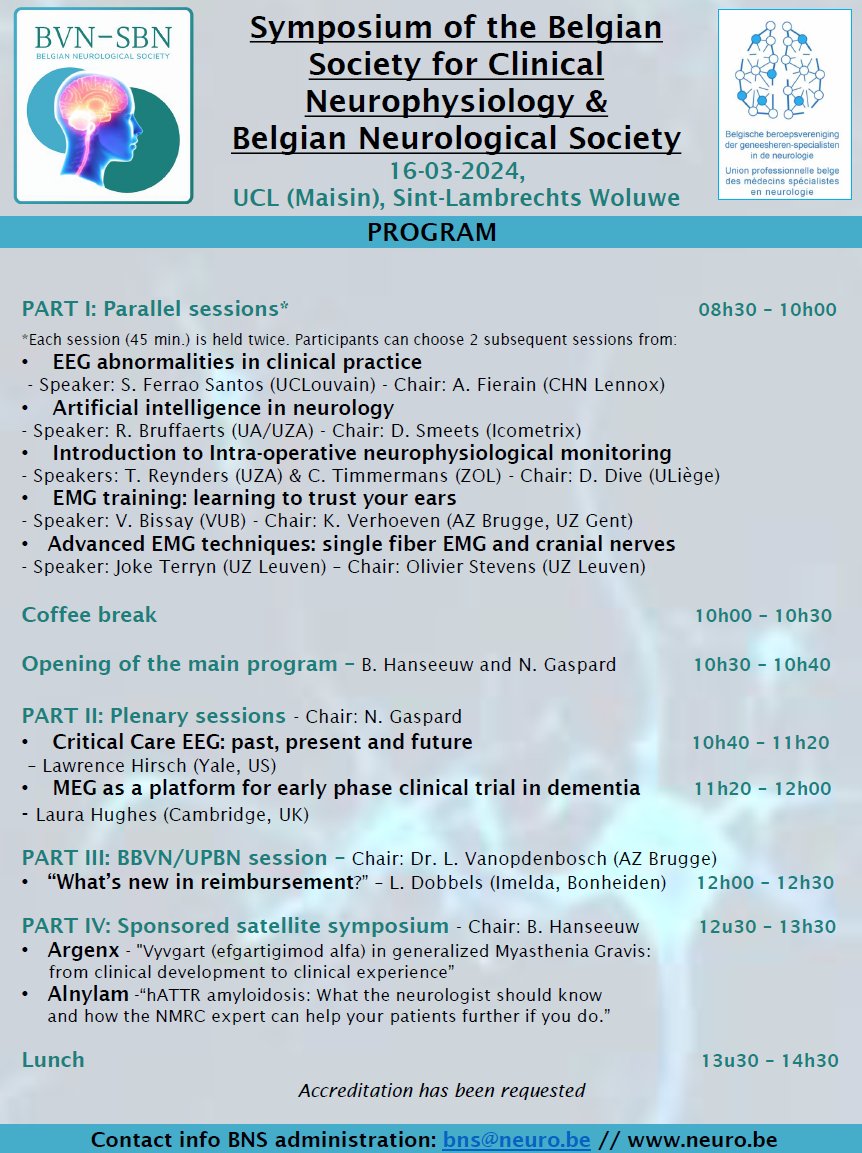 Belgian Clinical Neurophysiology Society tweet media