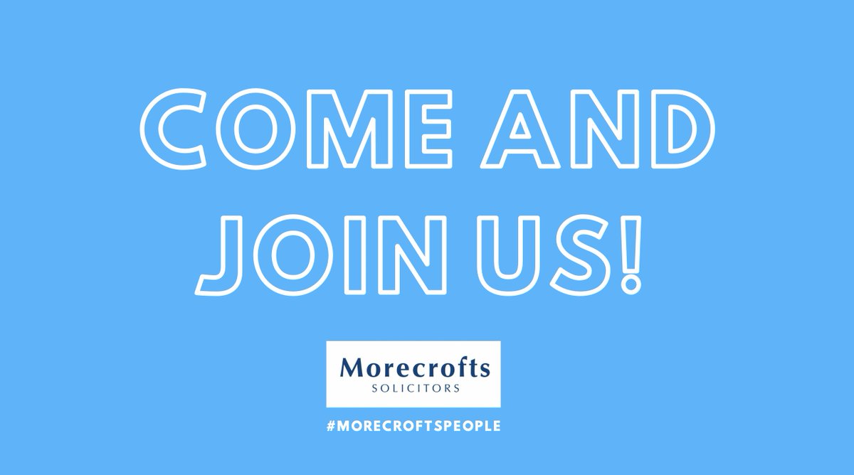 We're looking for two solicitors or legal executives to join our #PrivateClient team - one based in Woolton and the other in Crosby. To find out more about these positions, as well as what it's like to be one of our #MorecroftsPeople, visit ⬇️ morecrofts.co.uk/we-are-morecro… #Solicitors