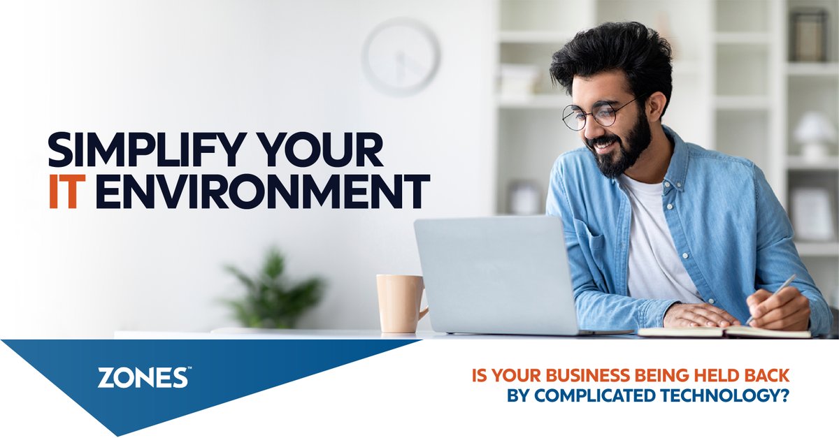 It can be difficult to figure out when your technology has become too complex. 

If you’d like to begin the process of simplifying your IT environment, start by speaking to Zones at 0207 608 7676.

#simplifiedtech #ITenvironment #streamlinedtechnology #centralisedtech