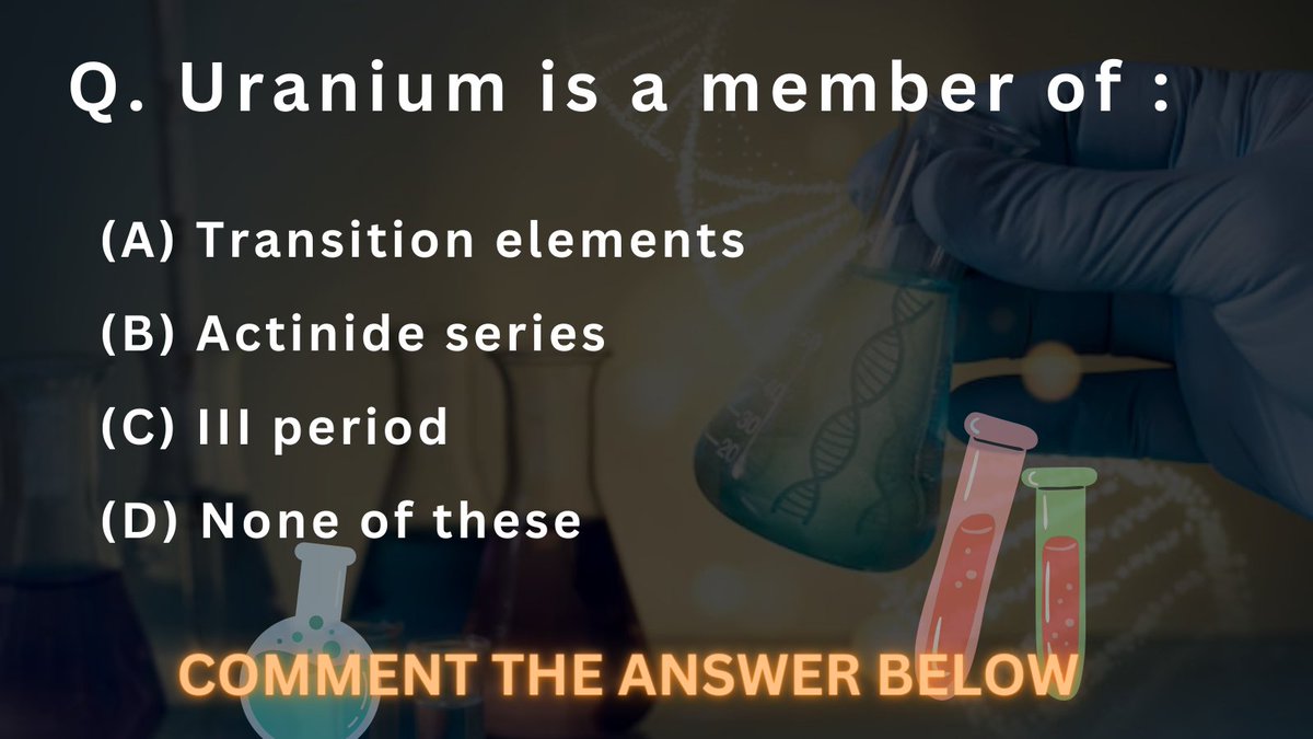 TestprepKart's tweet image. puzzles, chemical equations, and JEE preparation!  Come along on this exciting voyage through the realm of chemistry with us. #MolecularMastery #ChemicalChallenge #BrainTeasers #ChemistryGenius #JEEPQuestions #ChemistryJourney #JEEPrep
Visit Website- testprepkart.com