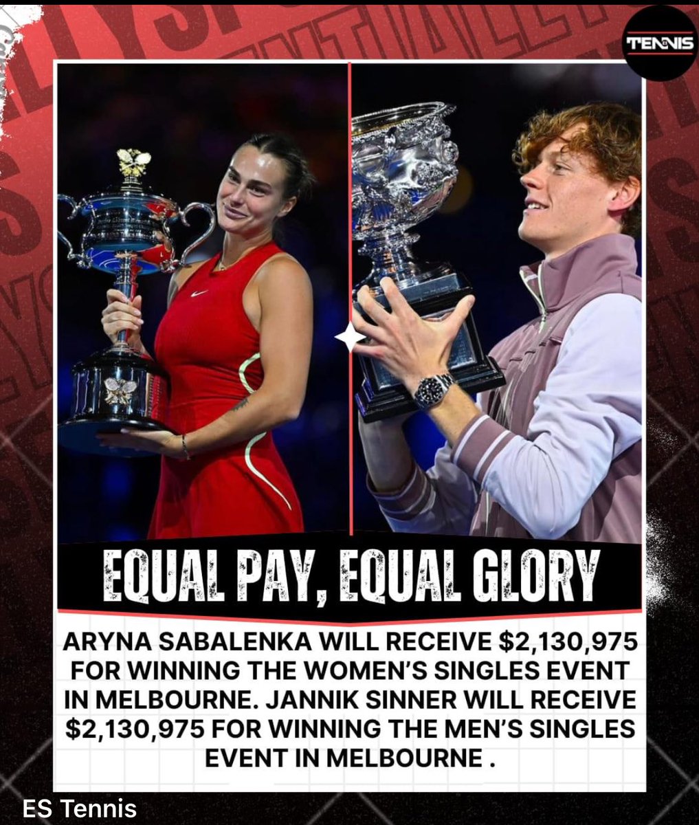 Diverse_Dialogs's tweet photo. #genderparity

A BBC report says “83% of sports now reward men and women equally.” That does not mean sports organisers and team owners pay men and women equally. 

Wonder when gender pay parity will become a reality in all sports. All industries. All companies. All countries. https://t.co/H2x8UVcprk
