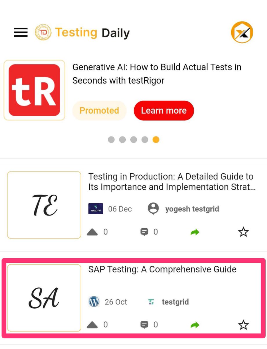 SH_TestingDaily's tweet image. Read the New blog from @testgridio at #TestingDaily
testgrid.io/blog/sap-testi…
#testgrid #testing #testingdaily