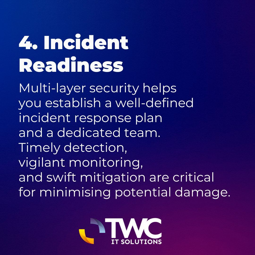 twcitsolutions's tweet image. Why #MultiLayerSecurity is Vital for Your Business?

Contact us today to discover how multi-layered security can protect your #business:📞 08000 248 900 📧 sales@twcitsolutions.com 🌐 twc-it-solutions.com

#networksecurity #endpointsecurity #datafortification #dataprivacy