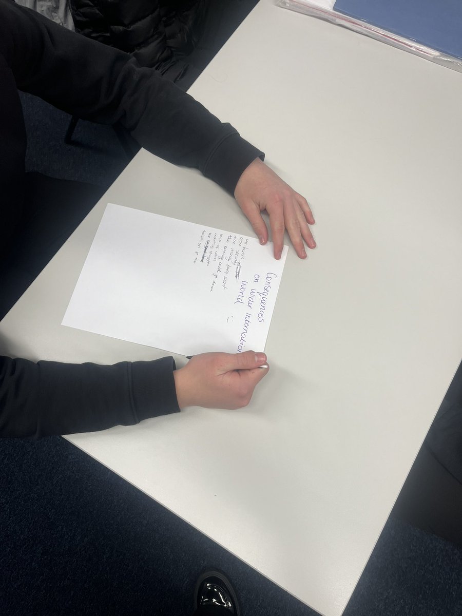 National 5 Modern Studies kicked off period 1 with a carousel task revising our terrorism unit. Excellent work! #article28 <a href="/Braesmodstuds/">Braes Modern Studies</a>
