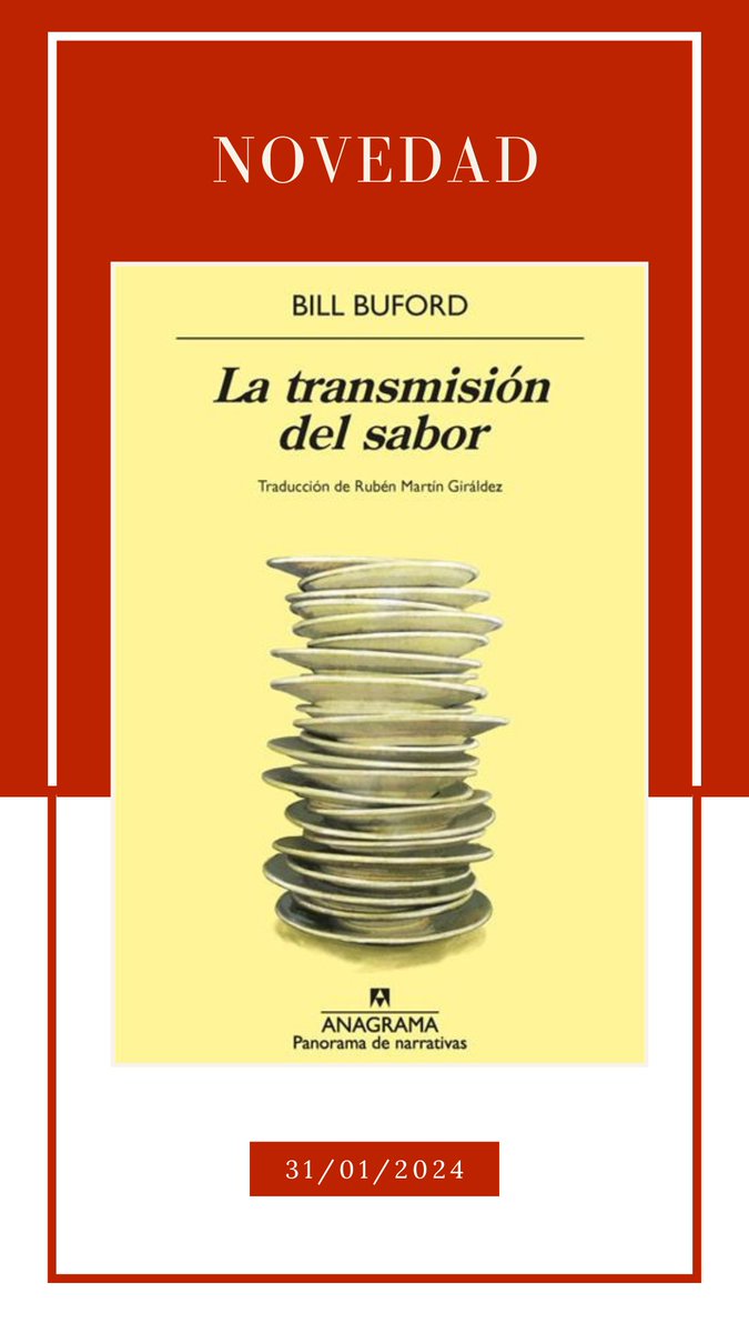 Lecturalia's tweet photo. #NovedadesLiterarias 🆕

📅 31/01/2024

📙 “La transmisión del sabor” de Bill Buford
📔 “Todos los lugares que mantuvimos en secreto” de Inma Rubiales
📓 “Twisted Lies” de Ana Huang (Twisted 4) https://t.co/pM8uHTbTp6