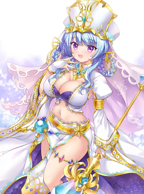 あいミスのオリヴィエさん～ 以前skebで描かせていただいたイラストです