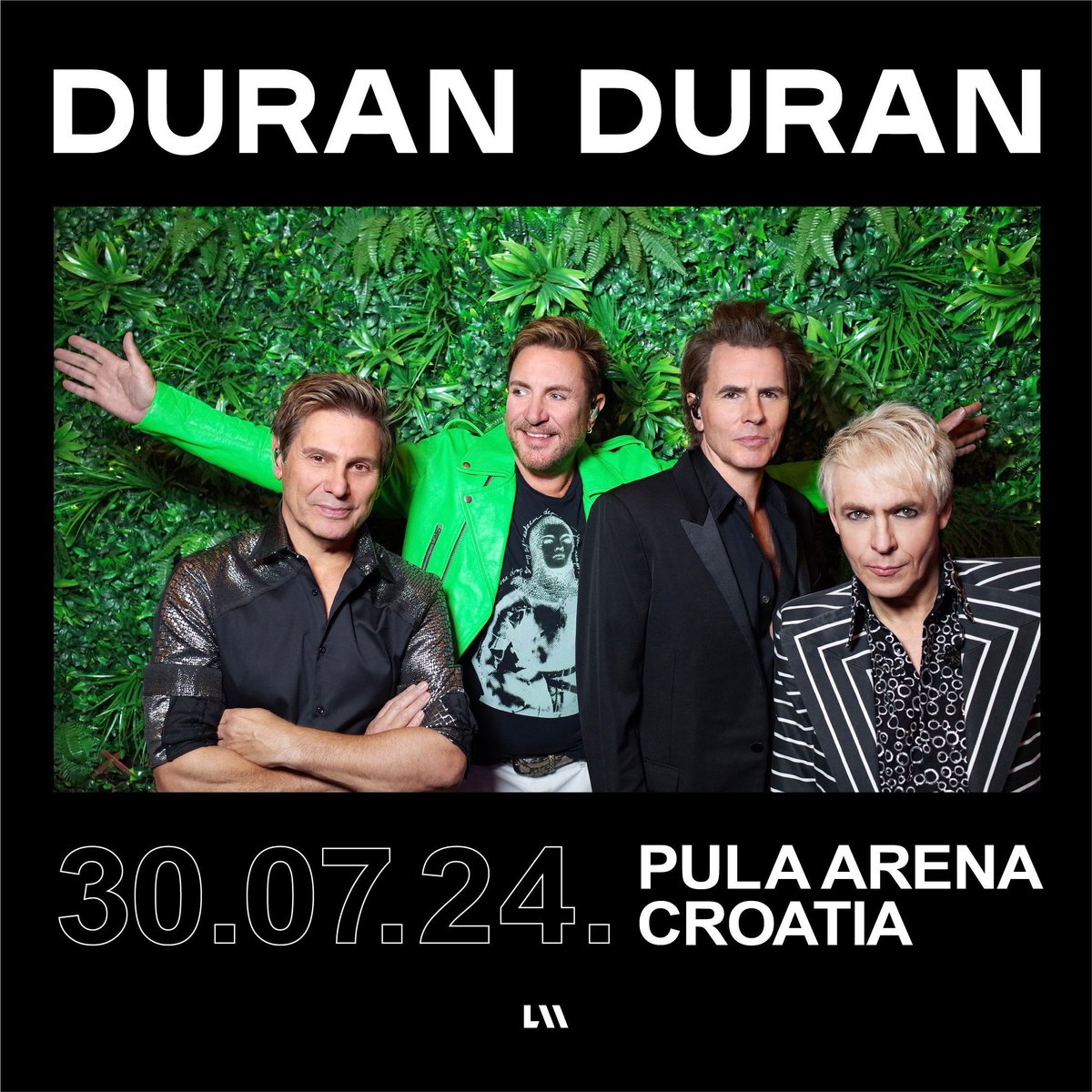 Just announced - Duran Duran at Pula Arena in Pula, Croatia on July 30 - their 1st time back since 2017

VIP Members visit duranduran.com/members for pre-sale; General on sale Feb. 2 at 10am local time via Eventim - visit duranduran.com for more details. 

#duranlive