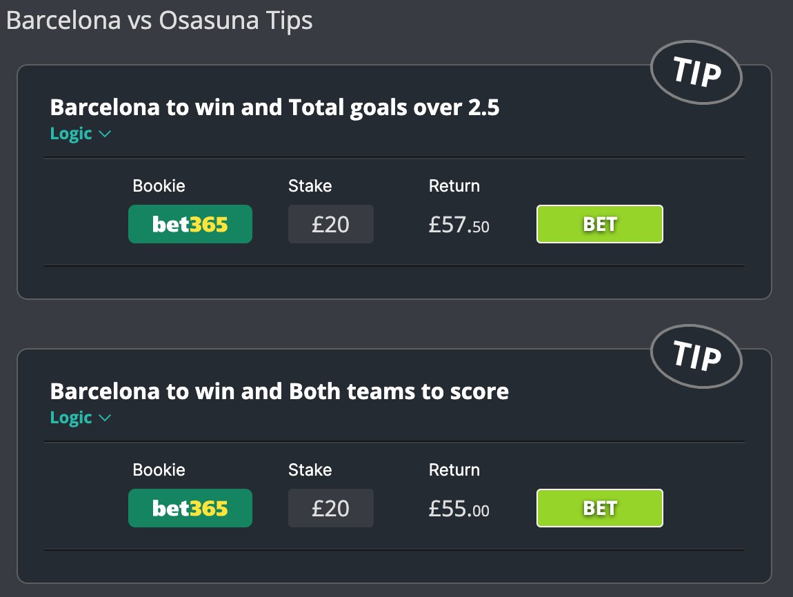 turboscores's tweet photo. Get ready for an upcoming #LaLiga fixture with #Barcelona playing #Osasuna 👀

Who will climb up the Table?

Check out the #BarcelonaOsasuna predictions, tips &amp; odds
👉https://t.co/Z4EhQaqedr
#footballpredictions #bettingtips #BettingX #GamblingX #sportsbets #matchpreview #tips https://t.co/qGCMdqdS5m