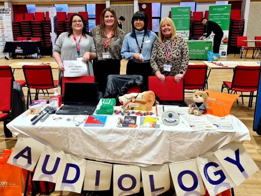All set up for the first Audiology Healthcare Science careers day at @notredamcoll <a href="/LTHTHeadandNeck/">Head & Neck CSU</a> <a href="/michellerfoster/">Michelle</a>