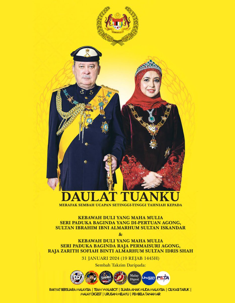urusanmelayu's tweet photo. DAULAT TUANKU

Twitter : https://t.co/43E2Ve4Wdx
Telegram : https://t.co/fcrxq34O2S
#UrusanMelayu https://t.co/44oOHTnpx8