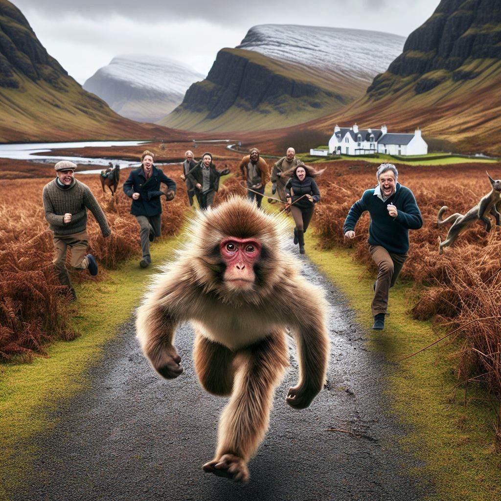 Absolute scenes in Kingussie this morning!