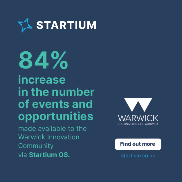 Our Ecosystem Building team helps our university partners across the UK and Ireland curate a steady stream of events, competitions, grants and opportunities from across Europe. 

So that their entrepreneurial communities can get the #rightsupportattherightime via Startium OS.