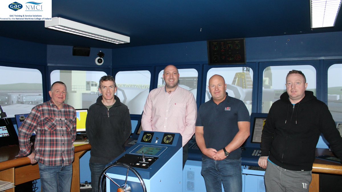 It was our pleasure to welcome back Belfast Pilots and Clarkson Port Services Ltd to the #NMCI this week. The group conducted two days of simulation exercises with @gac_training  in our 360° full mission bridge simulator. #GTSS #NMCI20 #bespokesimulation #maritimetraining #ports