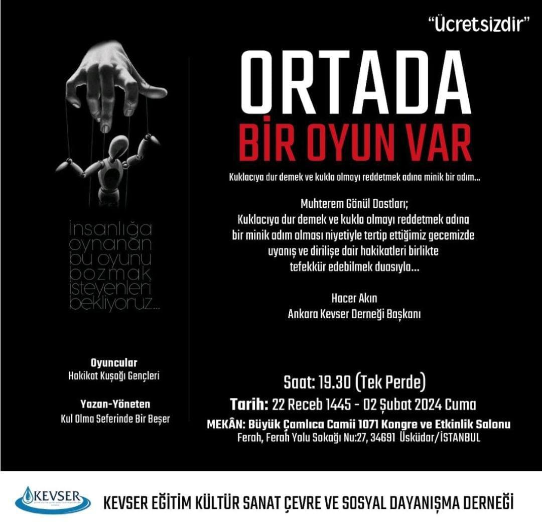 2 Şubat 2024 Cumartesi günü böyle bir şey varmış.