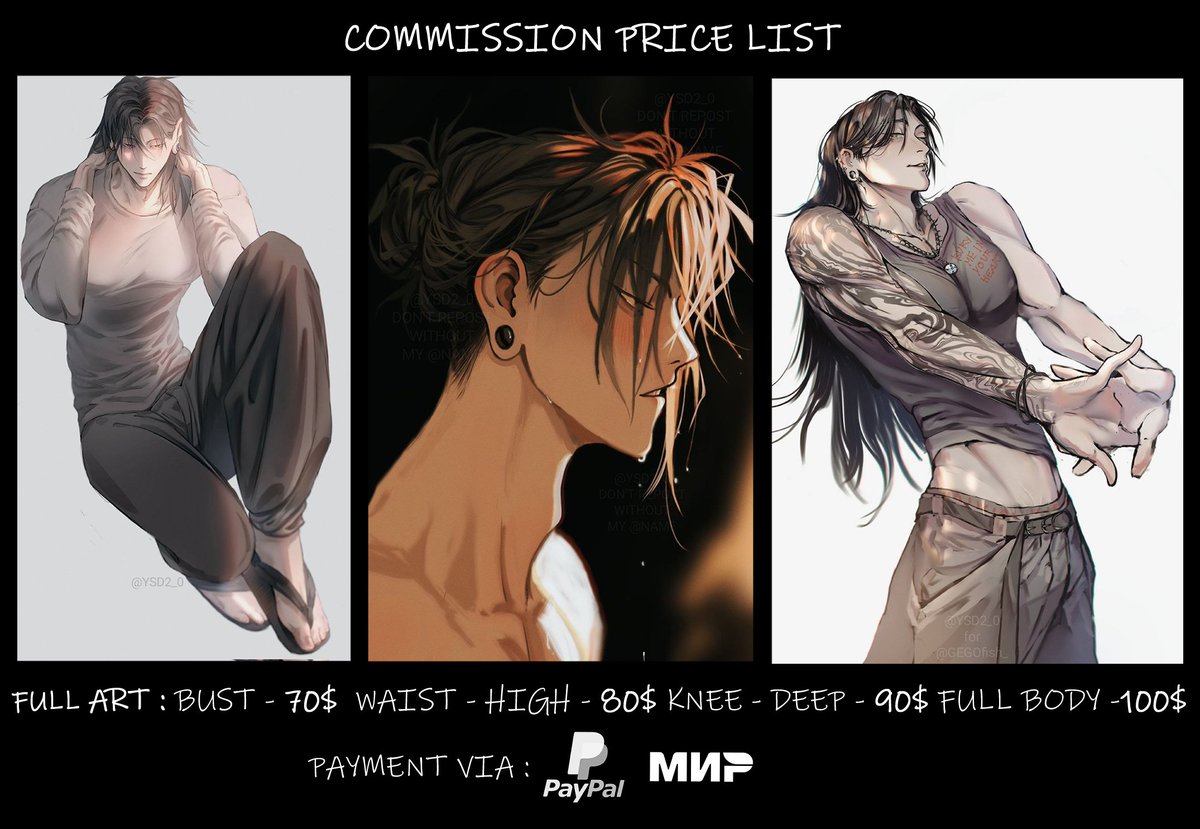 !!!COMMISSOIN OPEN!!! You can DM me🖤 More pictures you can see in my profile 💋 1/2 #ArtistOnTwitter #JujutsuKaisen #jjk #satosugu