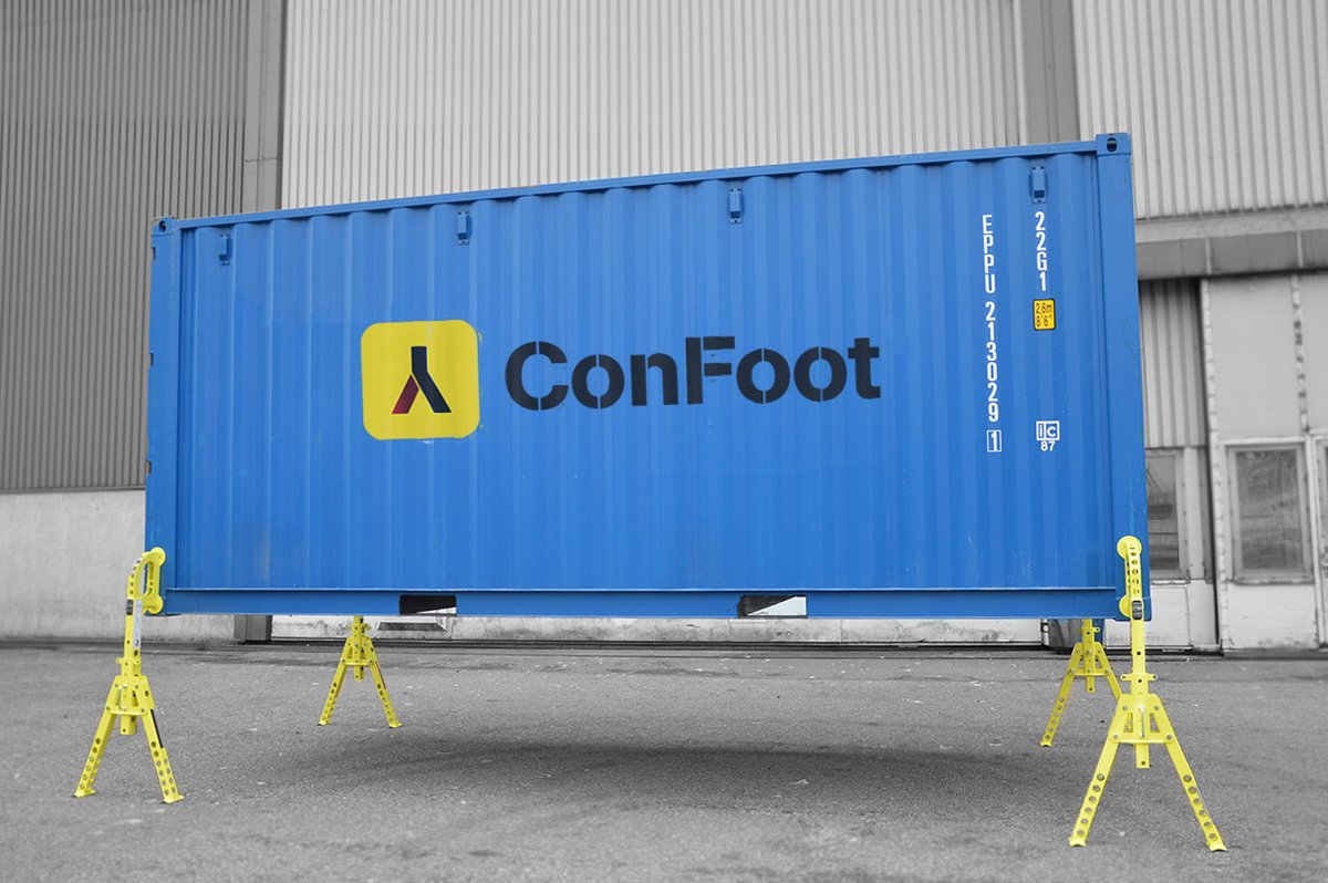 The ConFoot CF model has the maximum capacity of 34 tons, and is the ideal container handling method for storage, logistics, manufacturers, tank containers etc.

Contact ConFoot for a quote today!