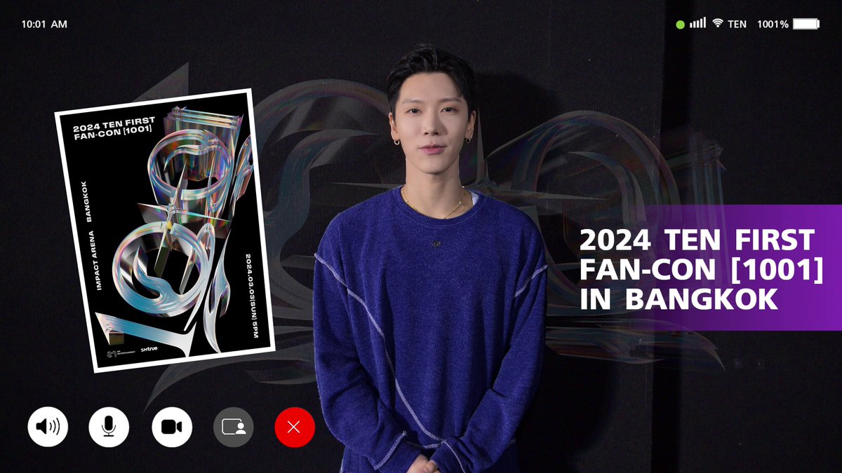 ครั้งแรกในไทย! ‘TEN’ (เตนล์) แฟนคอนเดี่ยวในบ้านเกิด 3 มี.ค.นี้ ณ อิมแพ็ค อารีน่า

💚 amarintv.com/news/detail/20…

#TEN #李永钦 #텐 #NCT #WayV #威神V #TEN_FIRST_FANCON_IN_BKK #TEN_1001 #SMTrue