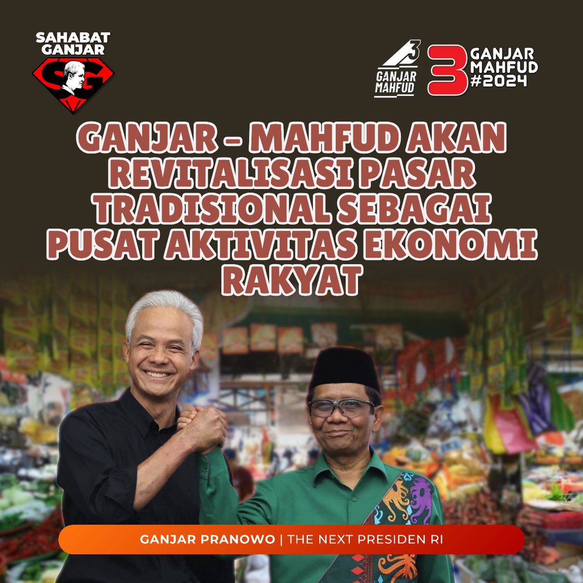 Mayoritas masyarakat yakin Ganjar-Mahfud mampu ciptakan keadilan dan mengembalikan supremasi hukum di Indonesia.
.
.
#GanjarCiptakanKeadilan