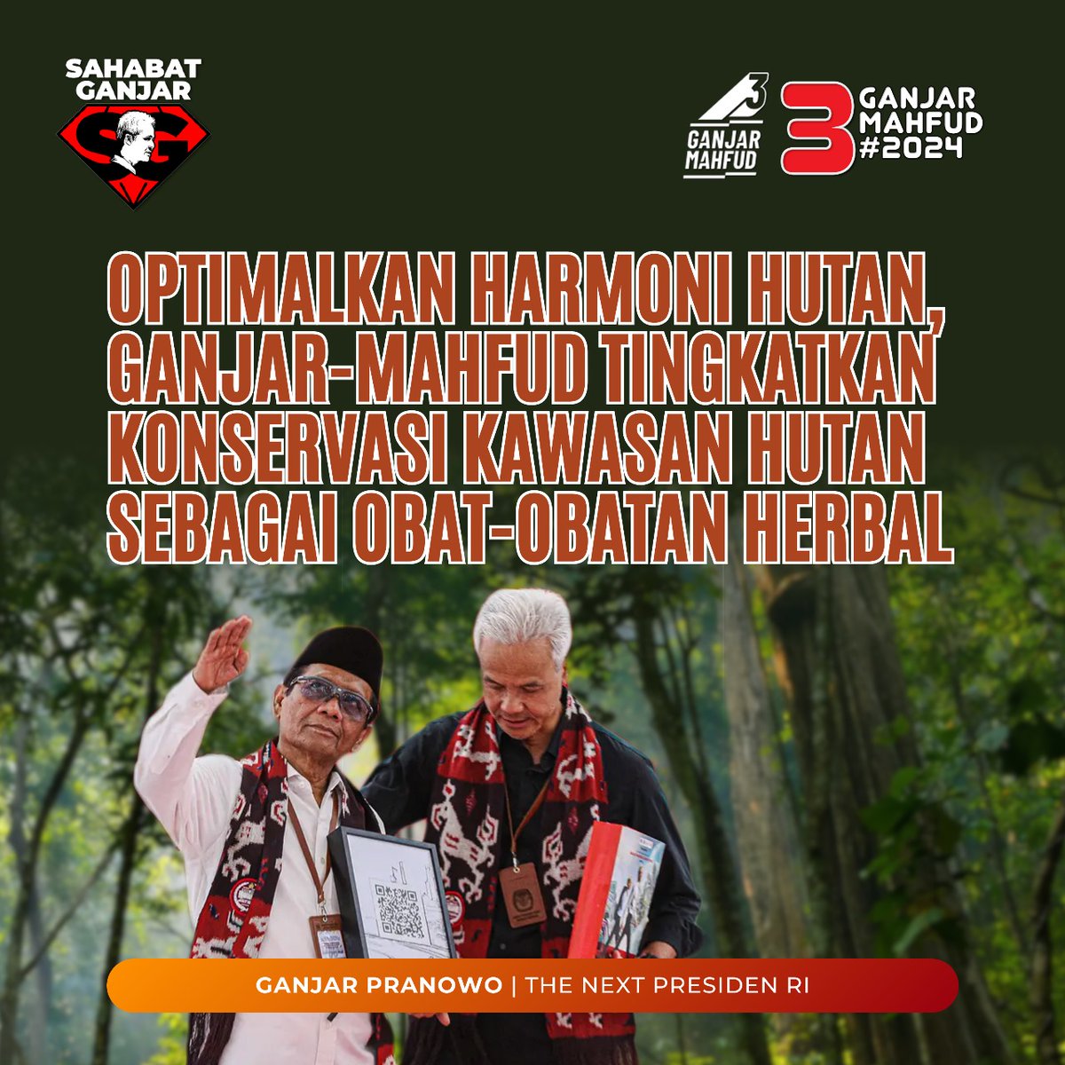 Mayoritas masyarakat yakin Ganjar-Mahfud mampu ciptakan keadilan dan mengembalikan supremasi hukum di Indonesia.
.
.
#GanjarCiptakanKeadilan