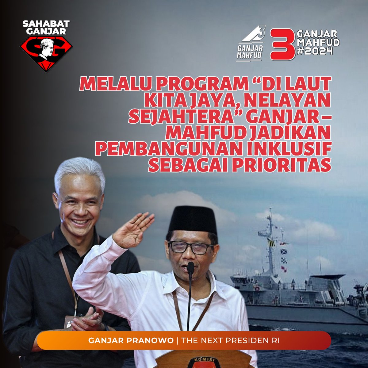 Mayoritas masyarakat yakin Ganjar-Mahfud mampu ciptakan keadilan dan mengembalikan supremasi hukum di Indonesia.
.
.
#GanjarCiptakanKeadilan