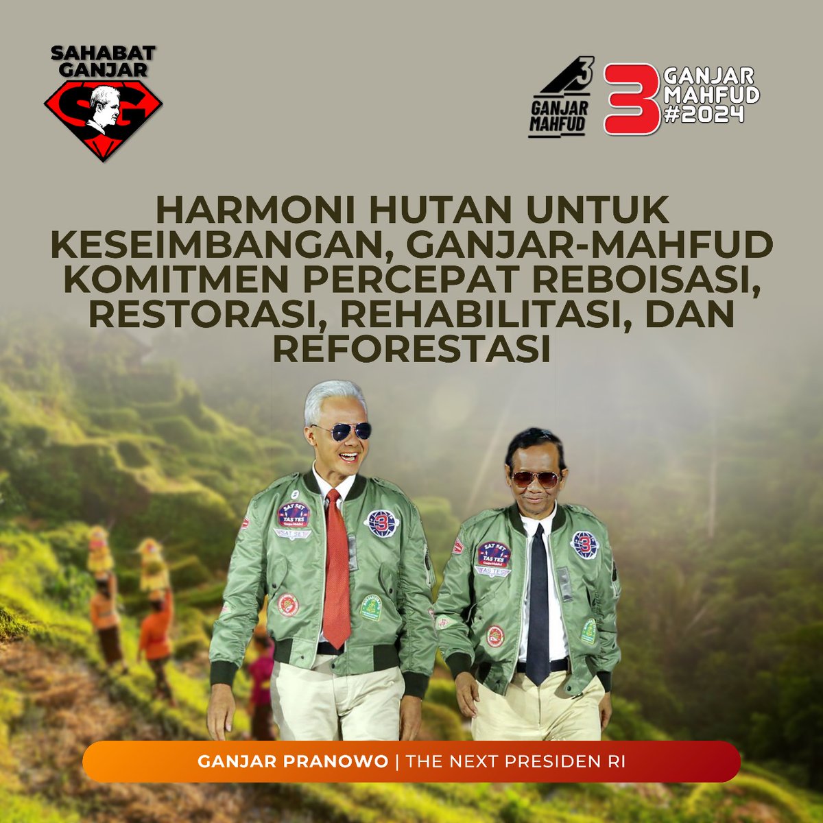 Mayoritas masyarakat yakin Ganjar-Mahfud mampu ciptakan keadilan dan mengembalikan supremasi hukum di Indonesia.
.
.
#GanjarCiptakanKeadilan