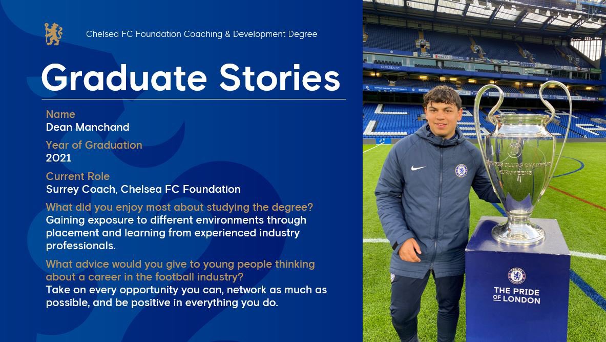 Chelsea FC Foundation FdSc & BSc Degree tweet media