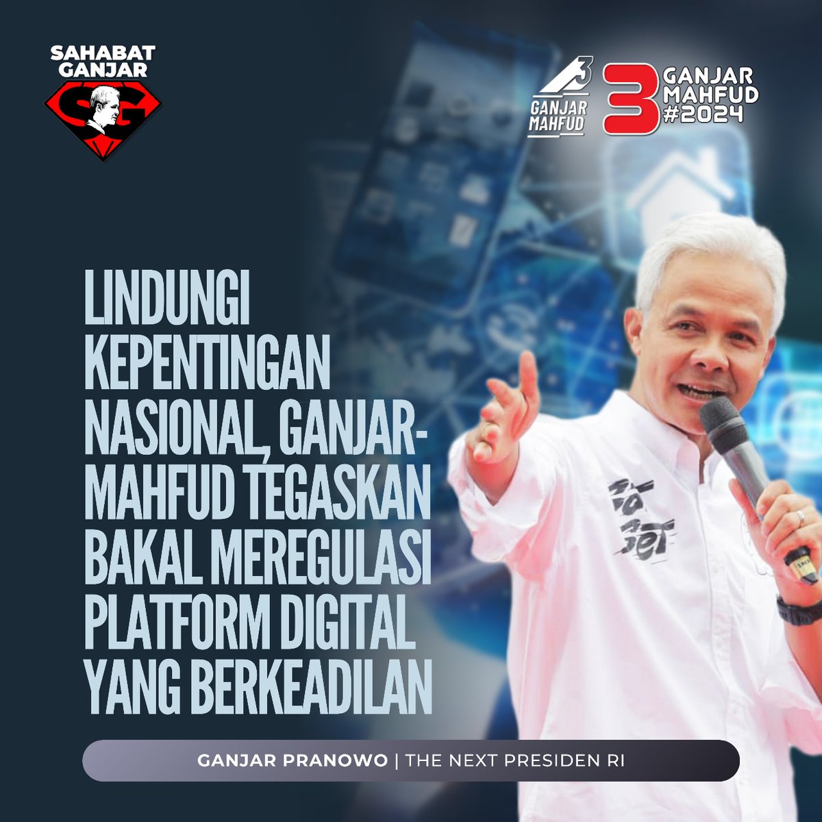 Mayoritas masyarakat yakin Ganjar-Mahfud mampu ciptakan keadilan dan mengembalikan supremasi hukum di Indonesia.
.
.
#GanjarCiptakanKeadilan