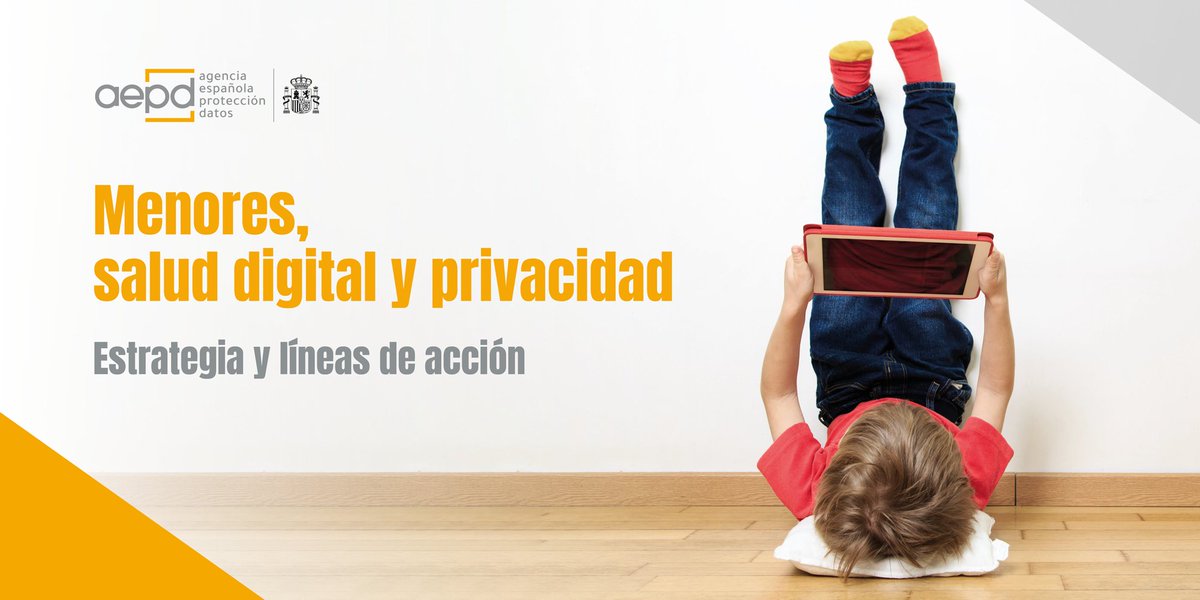 ¿Sabes cuáles son las 10 actuaciones prioritarias de la Agencia para fomentar la protección efectiva de la infancia y adolescencia en Internet?

📝Consulta la estrategia completa en: aepd.es/guias/estrateg…