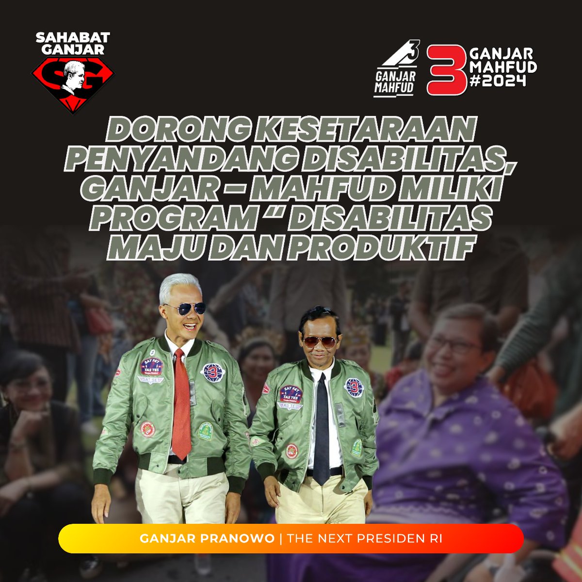 Mayoritas masyarakat yakin Ganjar-Mahfud mampu ciptakan keadilan dan mengembalikan supremasi hukum di Indonesia.
.
.
#GanjarCiptakanKeadilan