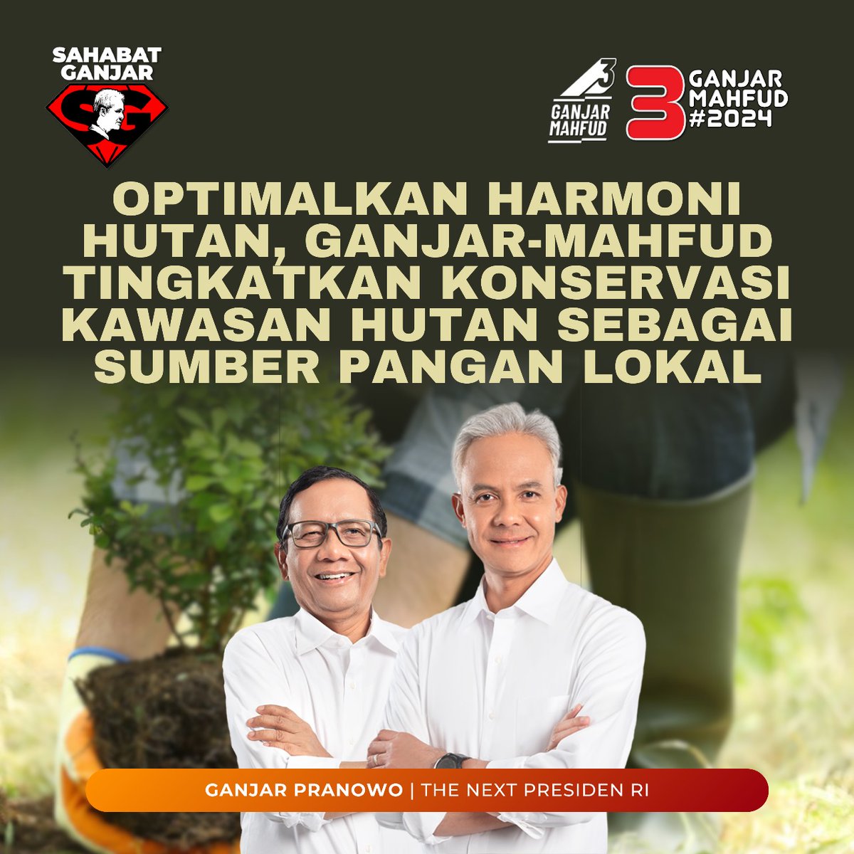 Mayoritas masyarakat yakin Ganjar-Mahfud mampu ciptakan keadilan dan mengembalikan supremasi hukum di Indonesia.
.
.
#GanjarCiptakanKeadilan