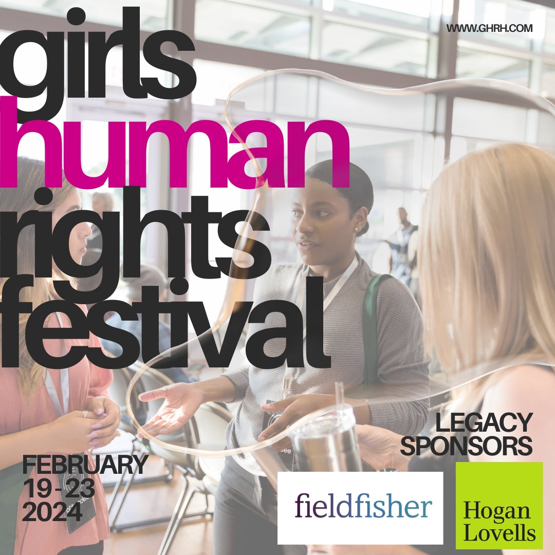 Join us at the Girls Human Rights Festival where a stellar lineup of speakers, including lawyers and human rights activists, will enlighten and inspire.

Check out our webpage for details on the diverse topics we'll be covering each day. 👉 ghrh.org