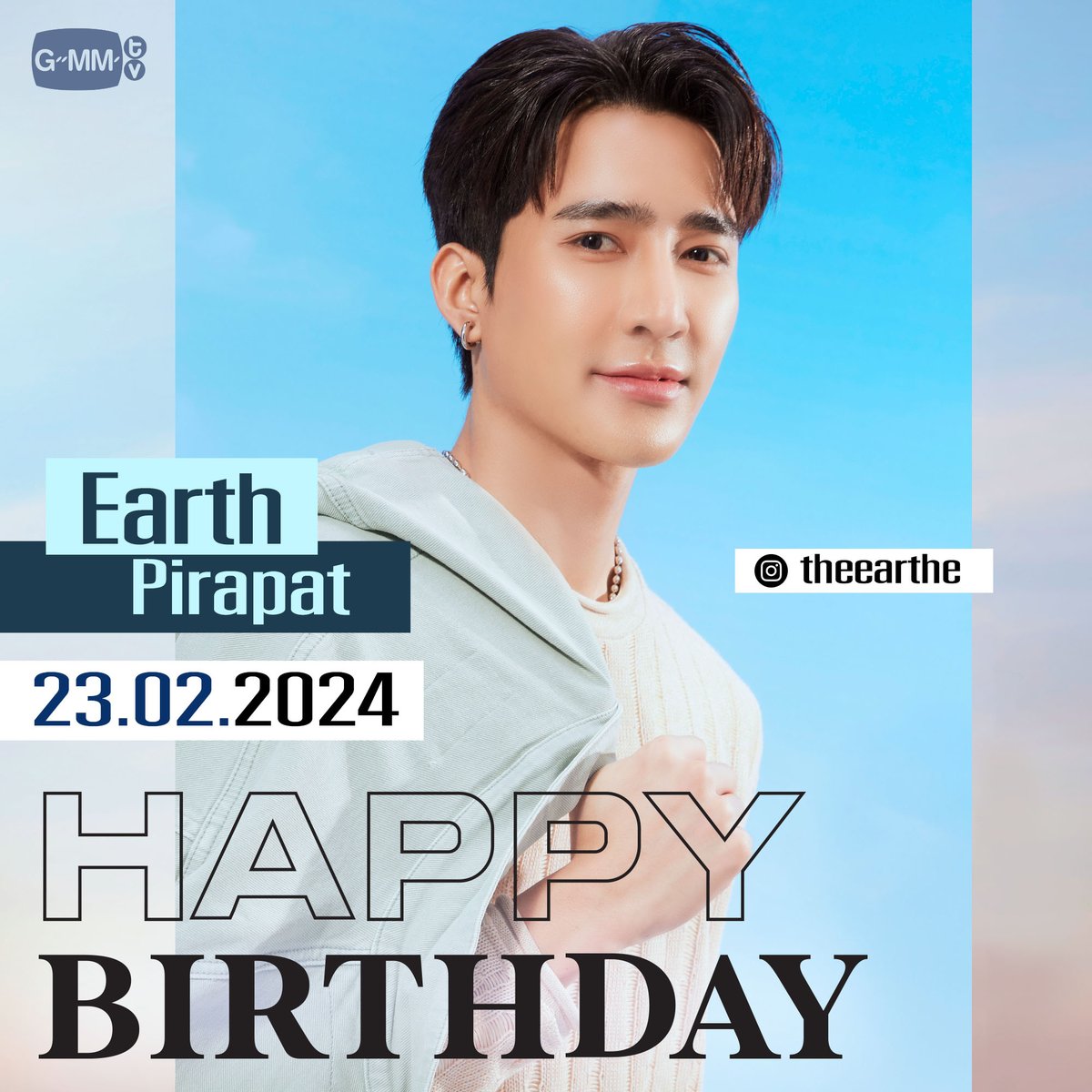 GMMTV's tweet photo. Happy Birthday to Earth 🍰❤️
@Earth_Pirapat

#GMMTV https://t.co/vx79wIx5Rw