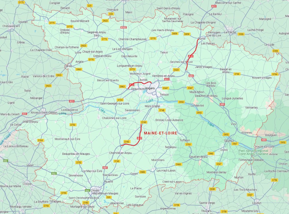 ⚠️Mobilisations sociales 🔴31/01 : importantes perturbations de circulation à prévoir sur le réseau autoroutier, avec des fermetures d’axes 🔴01/02 : fortes perturbations attendues dans l’ensemble de l’agglomération d’#Angers. Report des déplacement et télétravail recommandés