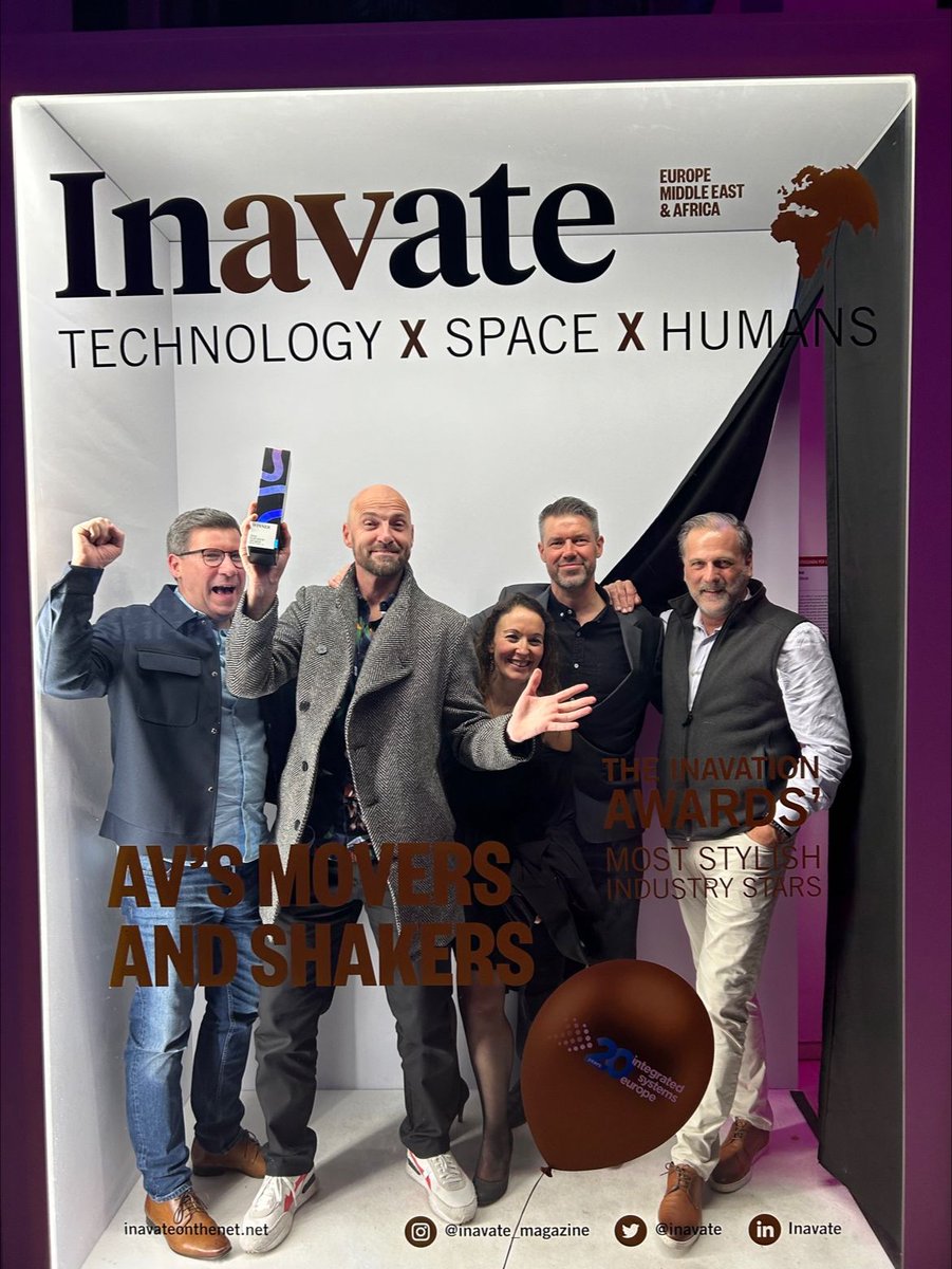 SaharaAV's tweet image. The @myClevertouch IMPACT Lux won the Communications and Collaboration award at this year's Inavate Awards! Well done, guys!
If you're visiting #ISE2024 this week, head to booth P150 in Hall 2 to see the IMPACT Lux in action!
#awardwinners #interactivetechnology