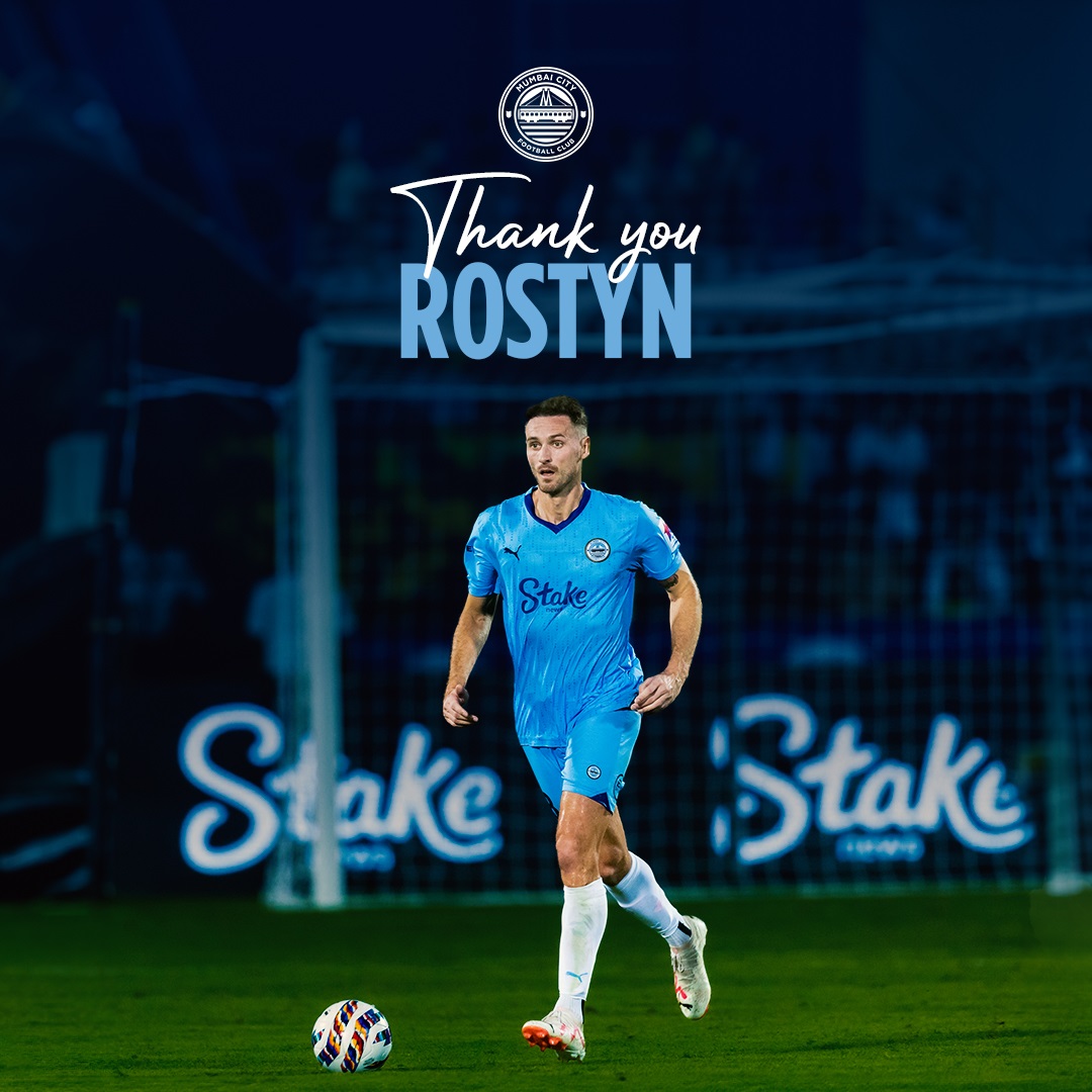 MumbaiCityFC's tweet photo. Rostyn Griffiths has mutually parted ways with Mumbai City. The club would like thank him for his leadership and contributions, and wishes him well for the future.

Read more ⤵️

#AamchiCity 🔵