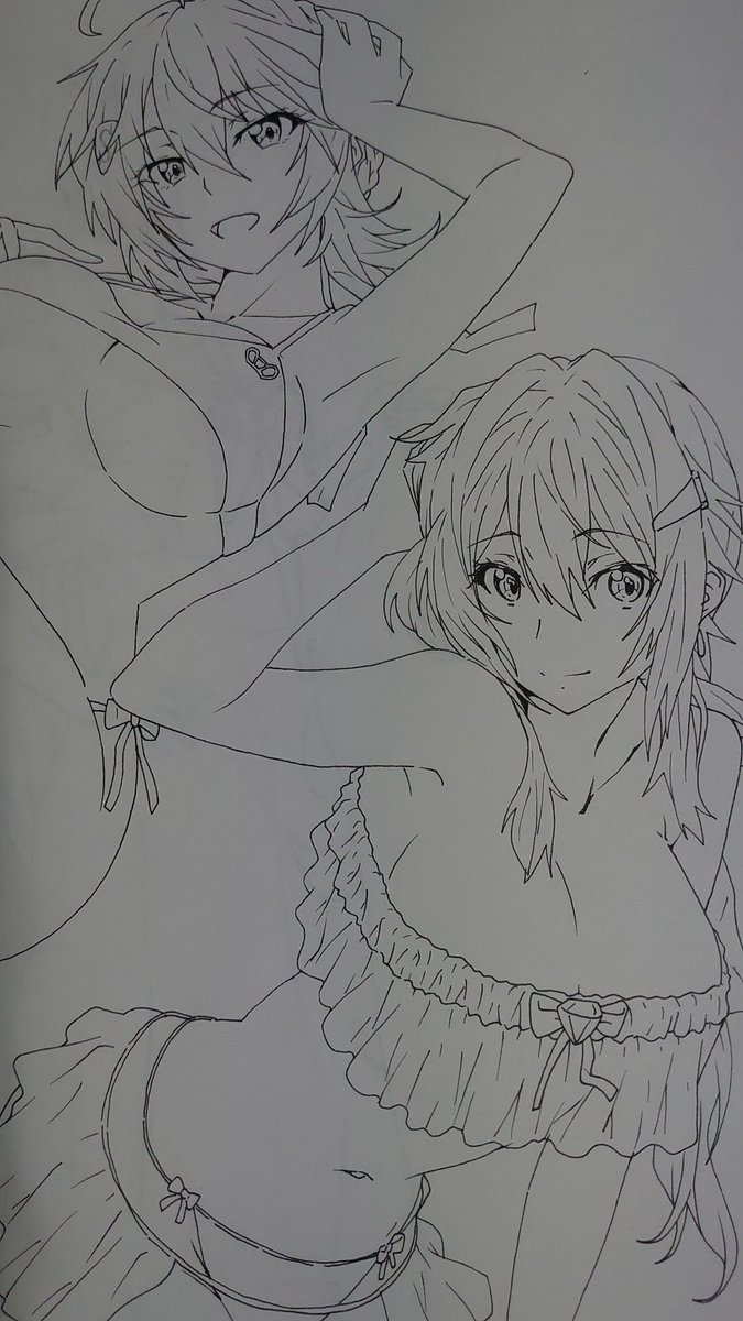線画と塗りで立体的なアニメ塗りになる絵
塗り前提でパースを工夫するとアニメのキービジュアル風に!
#イラスト #絵描きさんと繋がりたい #絵柄が好みって人にフォローされたい #水着 #鉄道擬人化