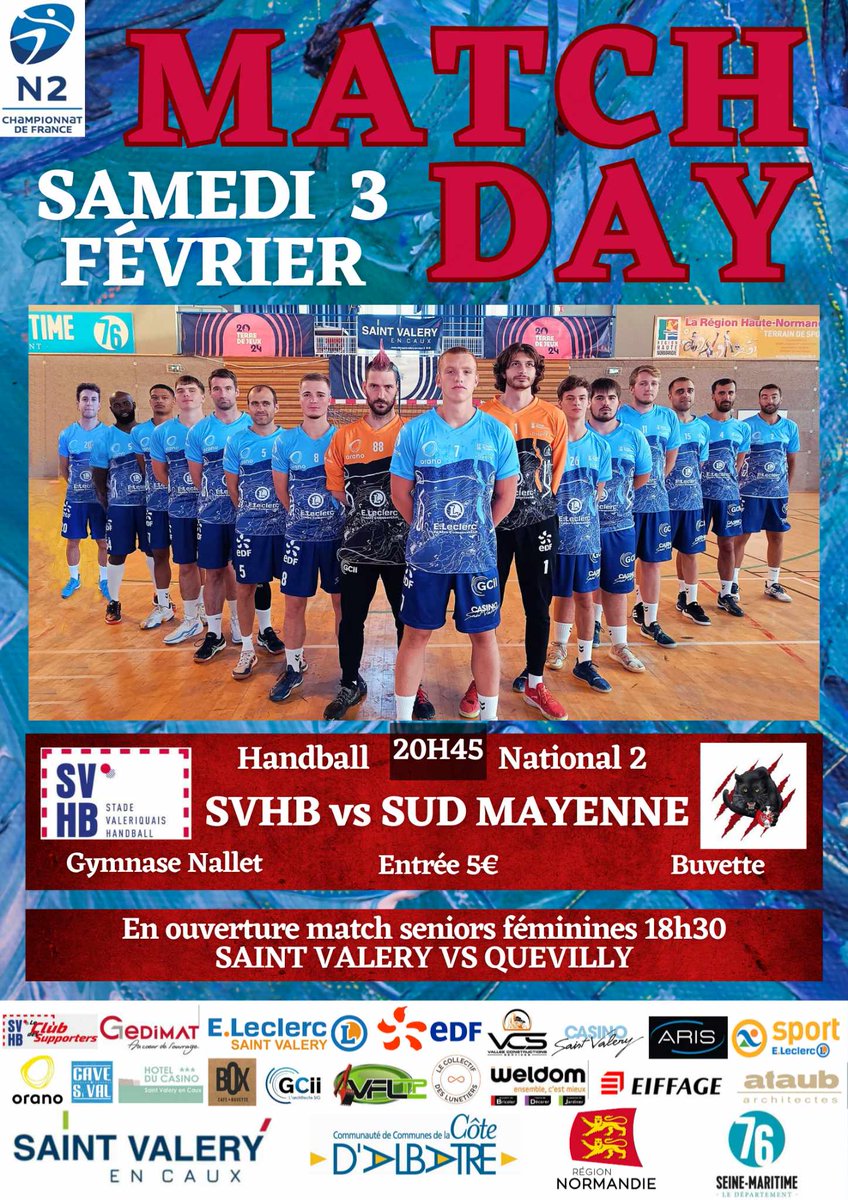 STADE VALERIQUAIS HB (@svhandball) on Twitter photo 