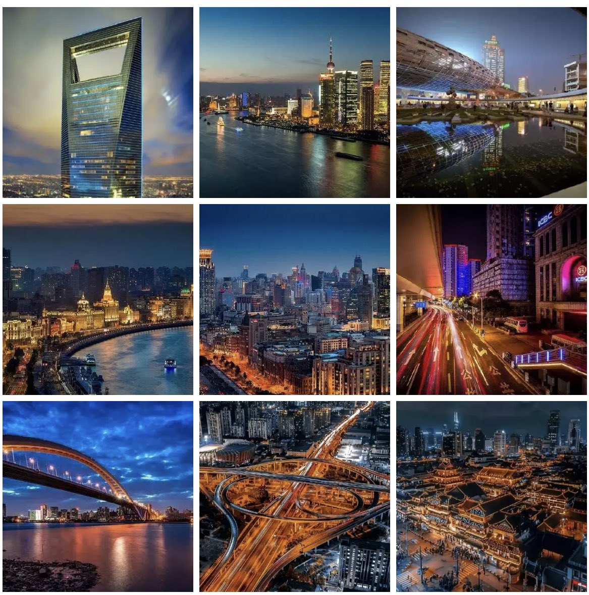 上海的夜景有一种独特的魅力，随着夜色的降临，渐渐露出大上海久违的宁谧。夜幕下那个高贵神秘的大上海，比白天更美。