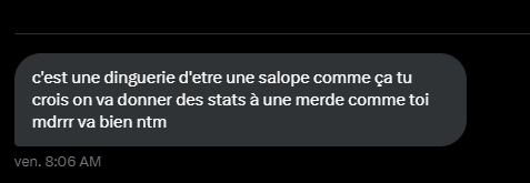 LifeIsCoolBRO's tweet photo. C'est bon, j'ai compris.

Même si on est d'accord sur le niveau et l'impact de Zen chez Vita à son arrivée, la grande majorité d'entre vous sont en désaccord avec la sévérité que j'ai eu concernant le poids de ses mois d'inactivité en début d'année dans mon classement.

Certains esports utilisent un système similaire dans leurs rankings annuels. J'ai voulu, par mon post (supprimé depuis, la raison en image), aborder ce sujet pour Rocket League parce que je le trouve pertinent.

J'ai compris que c'était pas souhaité, ou mal compris (parce que pas assez clair). Mais après m'être expliqué plus précisément, je pensais pas qu'une divergence d'opinion sur un paramètre qui ne touche même pas à la performance du joueur, ça attiserai autant de haine.
Oui, je considère Zen comme le meilleur joueur du monde actuellement. Le débat n'était pas là.

Merci à ceux qui m'envoient de la force, et ceux qui, même en désaccord, ont su rester respectueux. Ce sera la dernière fois que j'aborderai ce sujet.
Vivement la reprise des RLCS EU vendredi 🥰