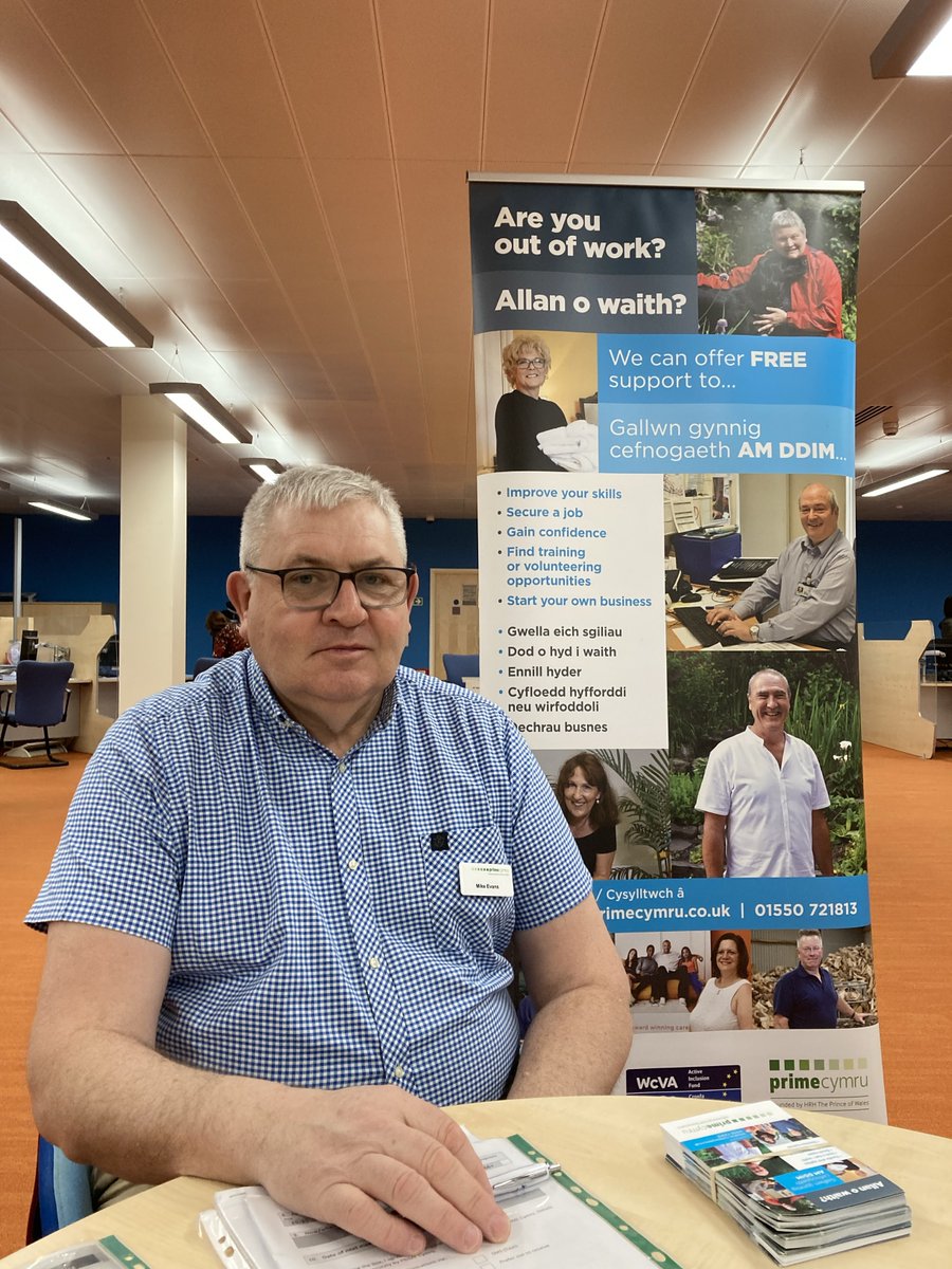 JCPinSEWales's tweet photo. Today at Blackwood Jobcentre Plus Jobs Fair until 1pm. @PRIMECymru provides free support for people aged 50+ in Wales to set up in business, find employment, or develop skills through training and volunteering opportunities.
Visit: https://t.co/M6DImsPsRe
#PrimeCymru https://t.co/zbxcArMpcJ