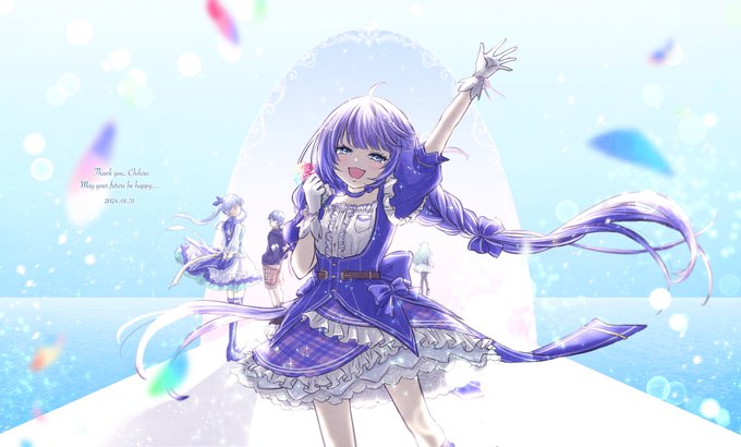 「アイドル 紫髪」のTwitter画像/イラスト(新着)