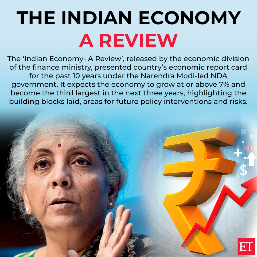 EconomicTimes's tweet photo. #ETGraphics | Scripting a growth story- Indian economy's journey to the top https://t.co/lKqe69bP2p 

#IndianEconomy #StateofEconomy #India #BudgET2024 #BudgetWithET https://t.co/Vz3gSQNa3w
