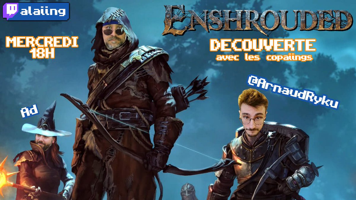Alaiing (@alaiing) on Twitter photo Programme de live chargé aujourd'hui !
Rendez-vous à 13h pour le dev de Lemmings. Oh no!
PUIS
Rendez-vous à 18h pour la découverte de Unshrouded avec <a href="/ArnaudRyku/">Arnaud Ryku</a> et @MelmothVoid ! Programme de live chargé aujourd'hui !
Rendez-vous à 13h pour le dev de Lemmings. Oh no!
PUIS
Rendez-vous à 18h pour la découverte de Unshrouded avec <a href="/ArnaudRyku/">Arnaud Ryku</a> et @MelmothVoid !