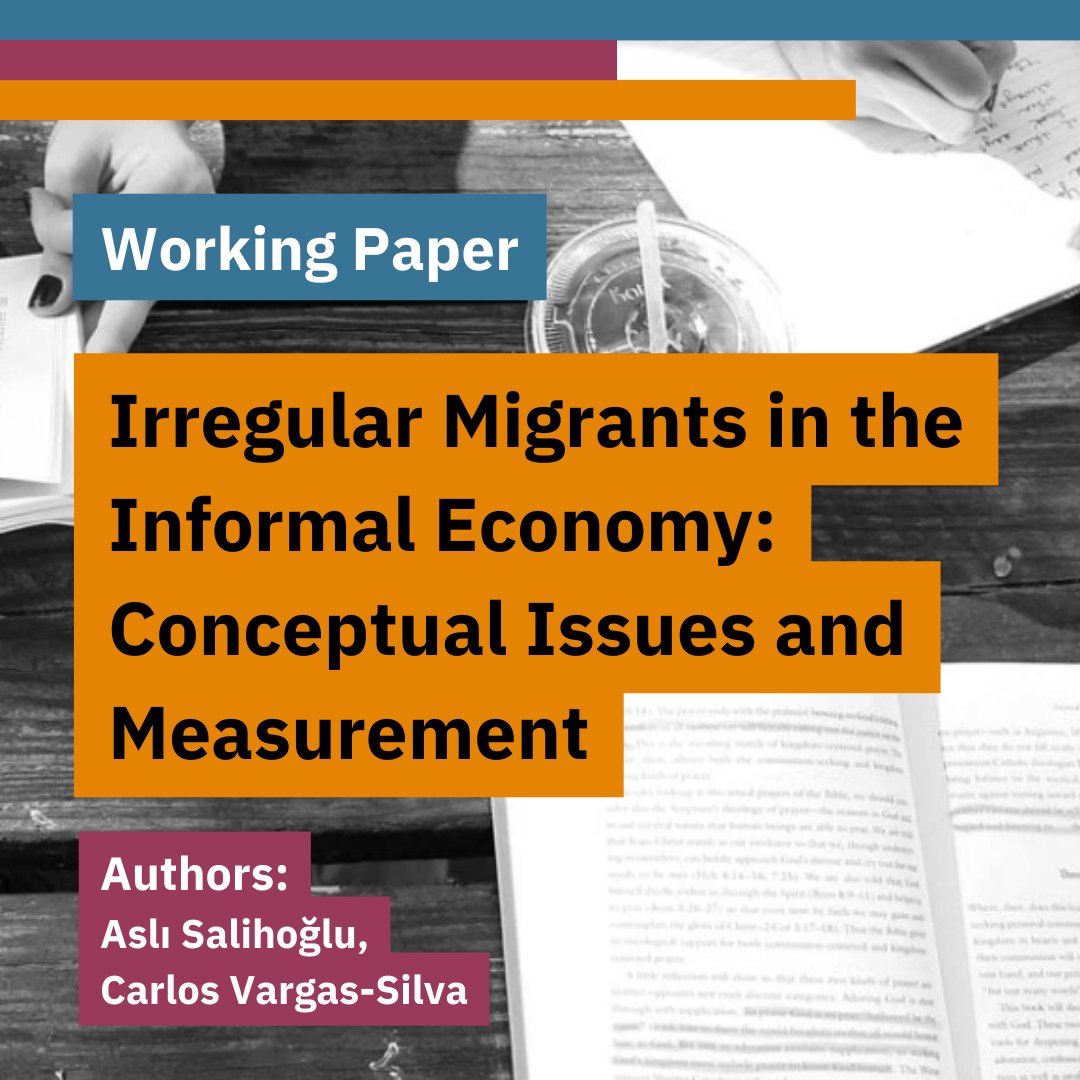 MIrreM_project's tweet photo. There's lots of talk about irregular #migration and the informal economy. But what is this about? And how can this work be measured?
Authors @aryaneth & @CVar_Sil give key indications on concepts and measurement methodologies.
Bookmark, read and share ❤️https://t.co/oGnxVbza8n https://t.co/ZairERrCuH