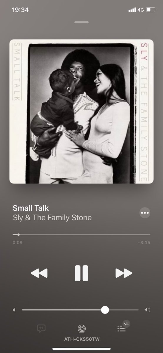 #NowPlaying
#SlyAndTheFamilyStone
#SmallTalk